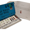 U-KEYS® - with Accessible Braille and Raise Tactile letter Easy to learn music overlay cover 15 white key Fit on a Casio tone Gift for blind - Image 6